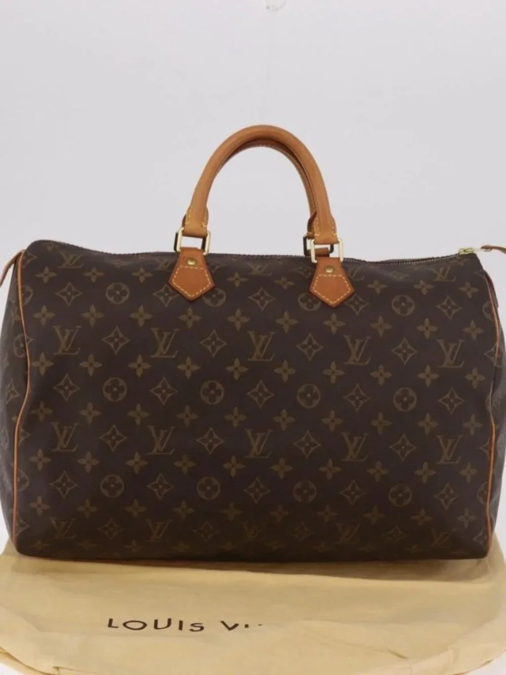 LOUIS VUITTON Monogram Speedy 40 Hand Bag M41522 LV Auth 187951V